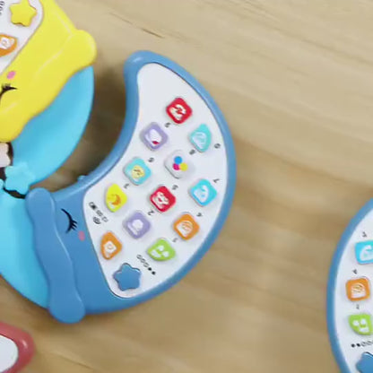 Children's Music Early Education Mobile Phone Educational Toy with Baby Teether