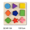 New Wooden Baby Toys Montessori Wooden Puzzle Hand Grab Board Educational Wood Puzzles