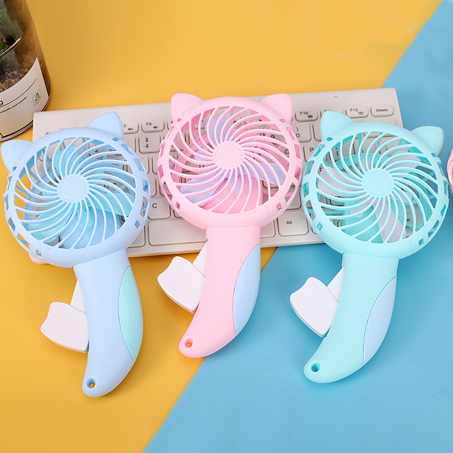 Manual Dinosaur Hand Fan
