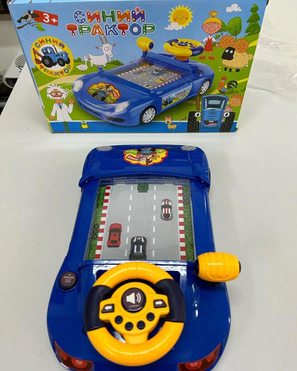 Adventure Machine Steering Wheel Toy with Music Motorcycle Models Portable for Home Toy Hands On Puzzle Simulation Game Car