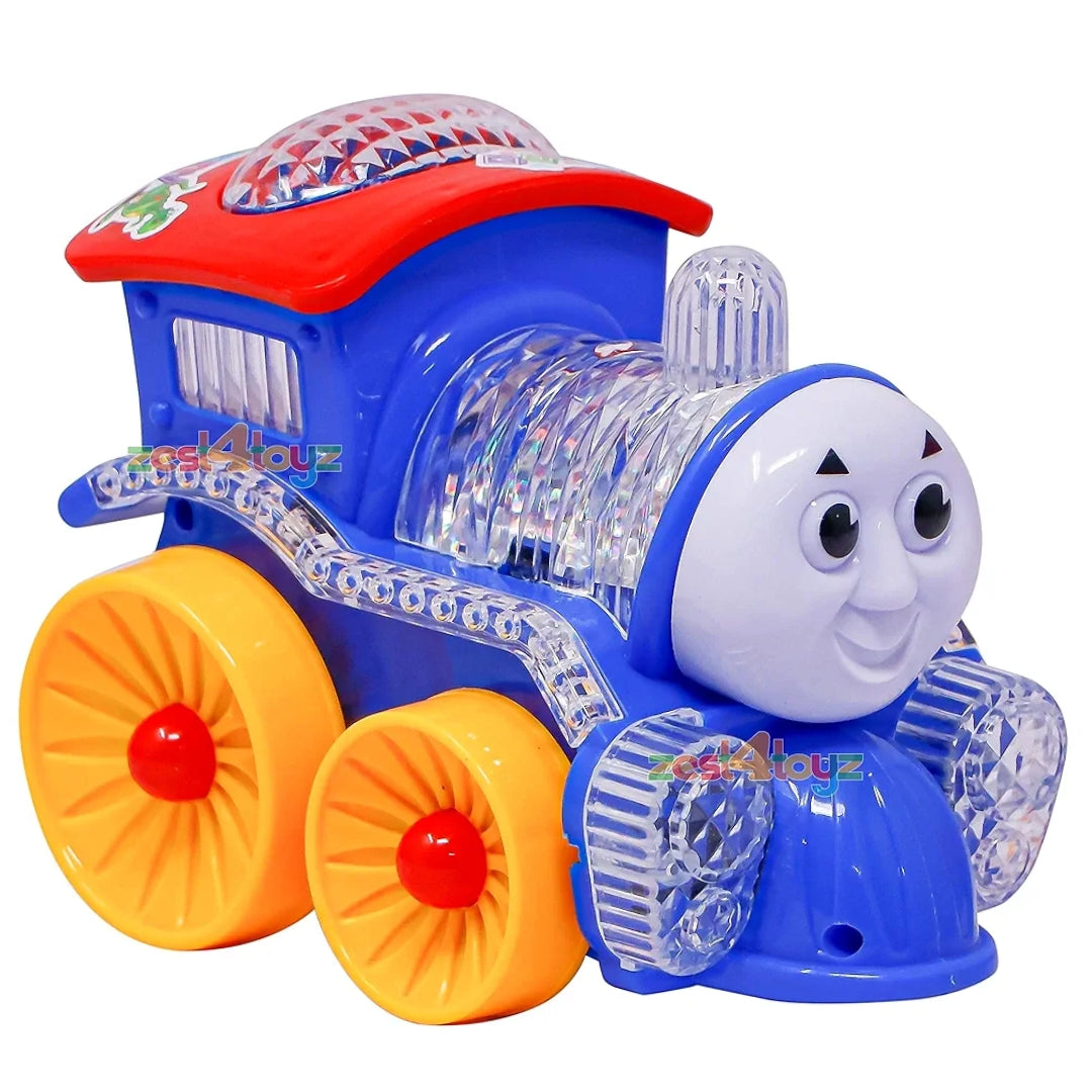 Musical Gear Light Train Engine Bump and Go Toys For Kids