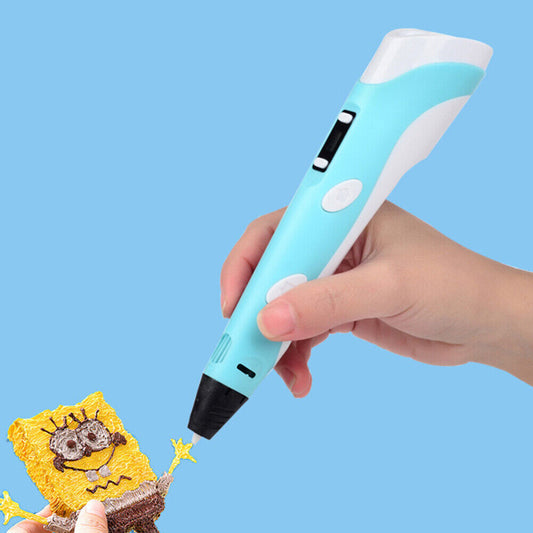 3D Printing Pen with LCD Display Compatible with 1.75mm PLA/ABS Filament USB