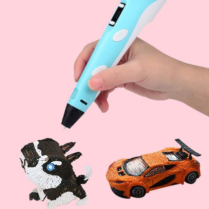 3D Printing Pen with LCD Display Compatible with 1.75mm PLA/ABS Filament USB