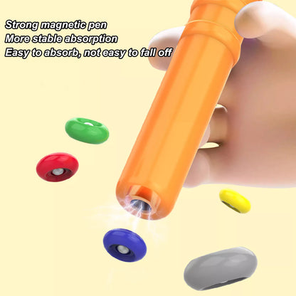 Magnetic Color and Number Maze Chicken Design