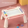 Magnetic Drawing Board Kids, Erasable Magnetic Drawing Board Colorful Writing Board with Stand Doodle Sketch Pad Educational Learning Montessori Toys Gift for Toddlers Boys Girls