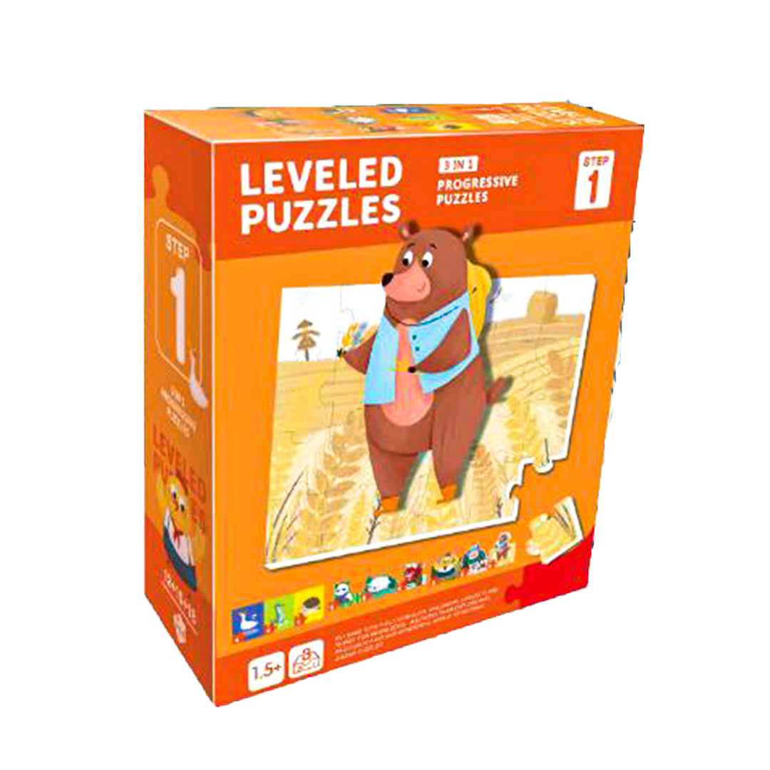 Leveled Progressive Puzzles For Kids Play