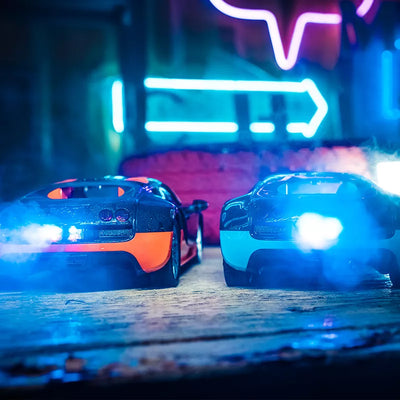 Bugatti Metal Spray Car with High Speed and Strong Power with Music and Light