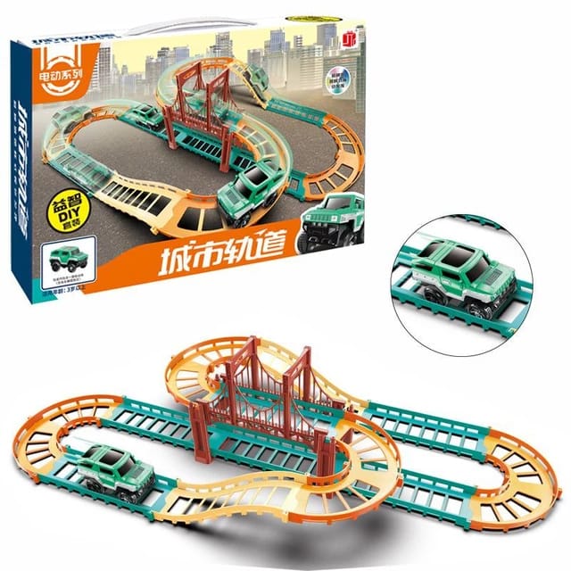 Urban Rail Educational Track DIE Set For Kids Entertainment