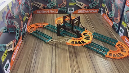Urban Rail Educational Track DIE Set For Kids Entertainment