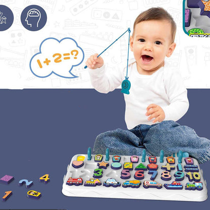 Fishing Early Education 5 in 1 Shape Matching Mathematical Counting Magnetic Toy For Toddlers