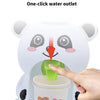 Mini Panda Water Dispenser Baby Toy Drinking Water Hand Press Water Bottle Pump Cooler Lifelike Cute Children Props Home