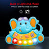 Elephant Baby Piano Toys With music and Lights For Toddlers