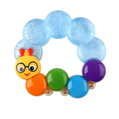 Baby Soothing Silicon Teether Smooth Teething Caterpillar Water Filled and Soft