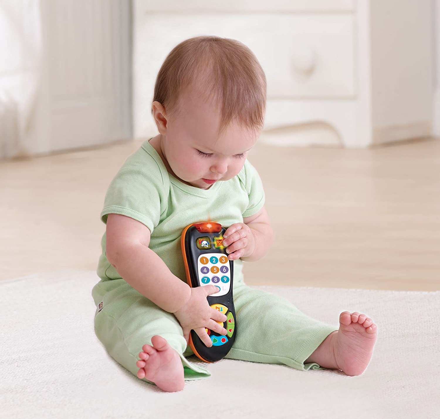 Click and Count TV Remote Controller, Colorful and Musical Toy For Toddlers