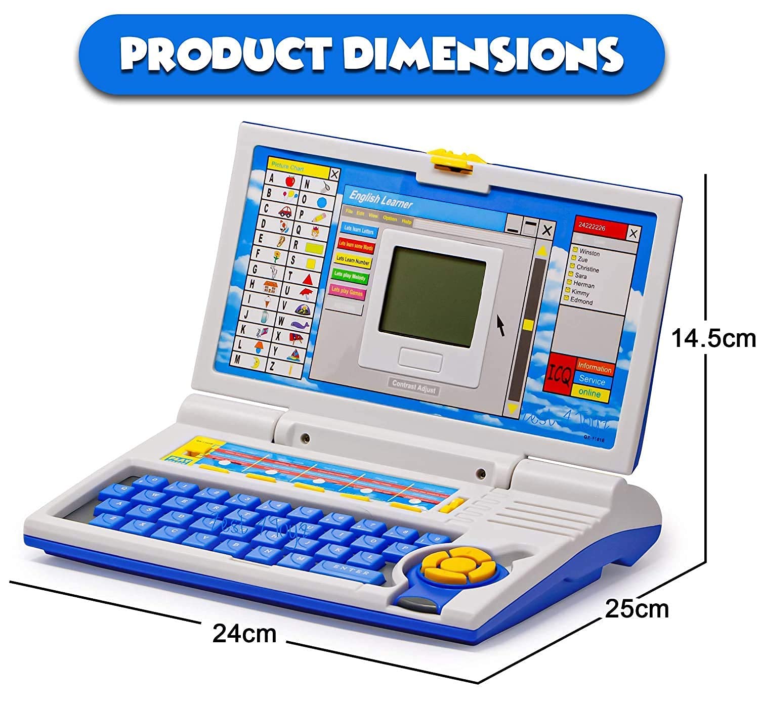 Educational English Educational and Learning Mode Laptop Computer for Kids