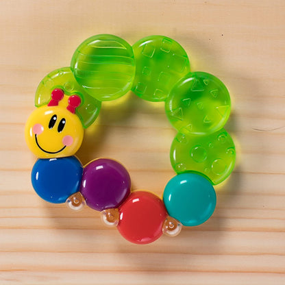 Baby Soothing Silicon Teether Smooth Teething Caterpillar Water Filled and Soft