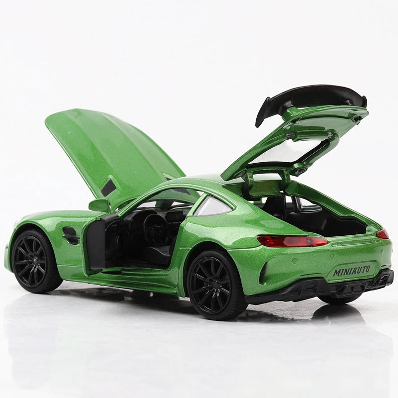 Diecast Alloy Model Car Miniature Benz GT-AMG Sport car Children Gift For Boys