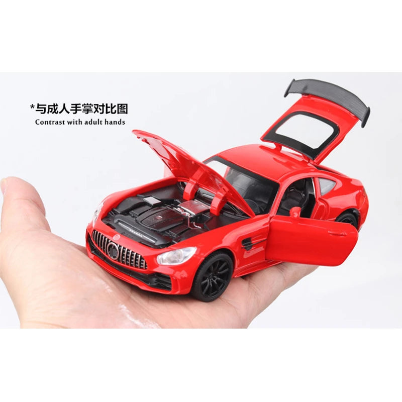 Diecast Alloy Model Car Miniature Benz GT-AMG Sport car Children Gift For Boys
