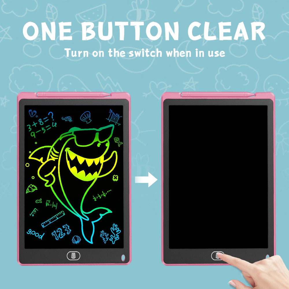 8.5 Inches Multicolor LCD Writing Tablet For Kids Play, Education and Learning
