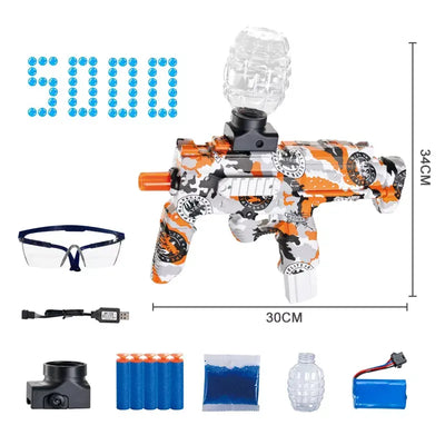 Electric Automatic Toy Gun Gel Bullet Water Gel Balls Blaster For Kids