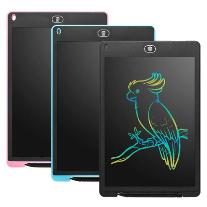 12 inches Multicolor LCD Writing Tablet For Kids Play, Education and Learning