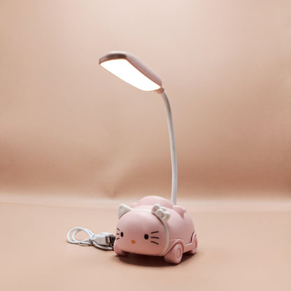 Mini Table LED Cartoon Lamp Pen Holder And Pencil Sharpener For School Kids Or Adults