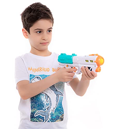 2 in 1 Super Water Gun Blaster Pistol and Foam Ball Popper Air Toy Gun Kids Shooting Game For Boys