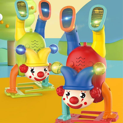 Electric Upside Down Musical Dancing Clown Toy For Kids