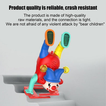 Electric Upside Down Musical Dancing Clown Toy For Kids