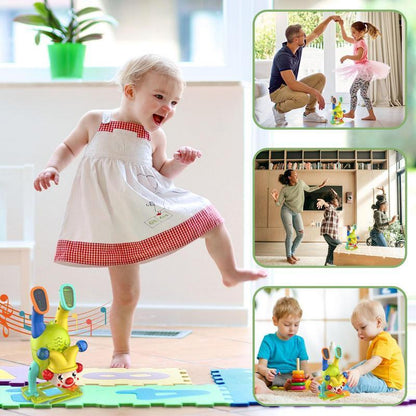 Electric Upside Down Musical Dancing Clown Toy For Kids