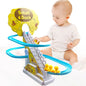 Little Duck Track Slide Electric Climbing Stairs Roller Coaster Toy Set