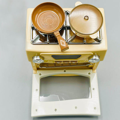 Happy Gourmet Play Kitchen Set Oven Toy Battery Operated With Light And Music Plastic Cooking Children Toy Kitchen