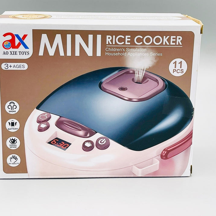 Battery operated Mini Rice Cooker with Sound Simulation Toy For Kids