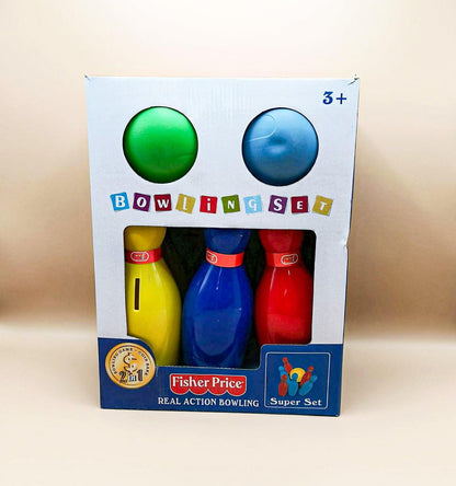 Indoor Bowling Game Playset for Kids Learning and Developing Cognitive Skills