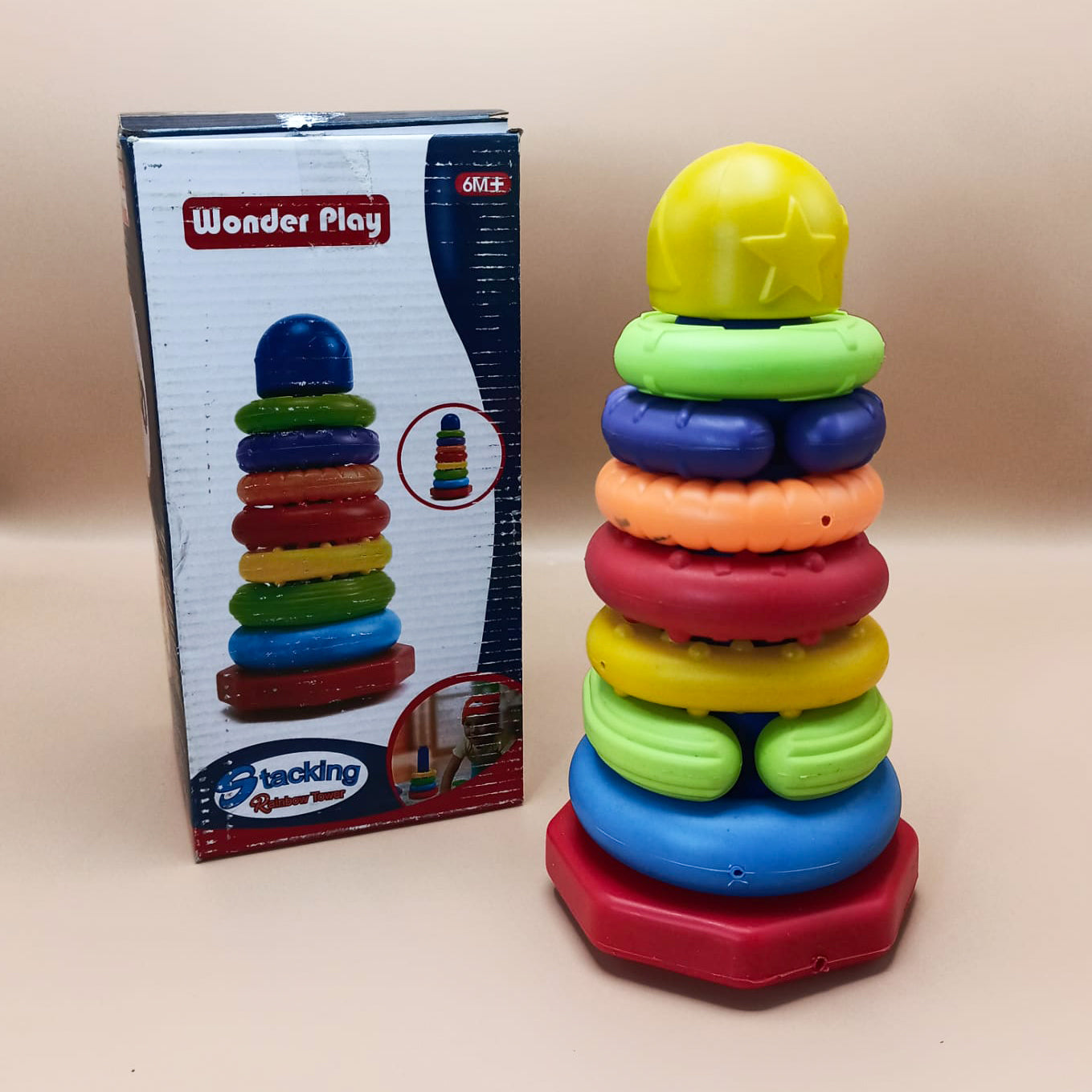 Early Educational Rainbow Tower Stacking Circle Fun Duck Ring Puzzle Game  Pyramid Kid Toddler Color Cognition Toy Children Gifts | Lazada PH