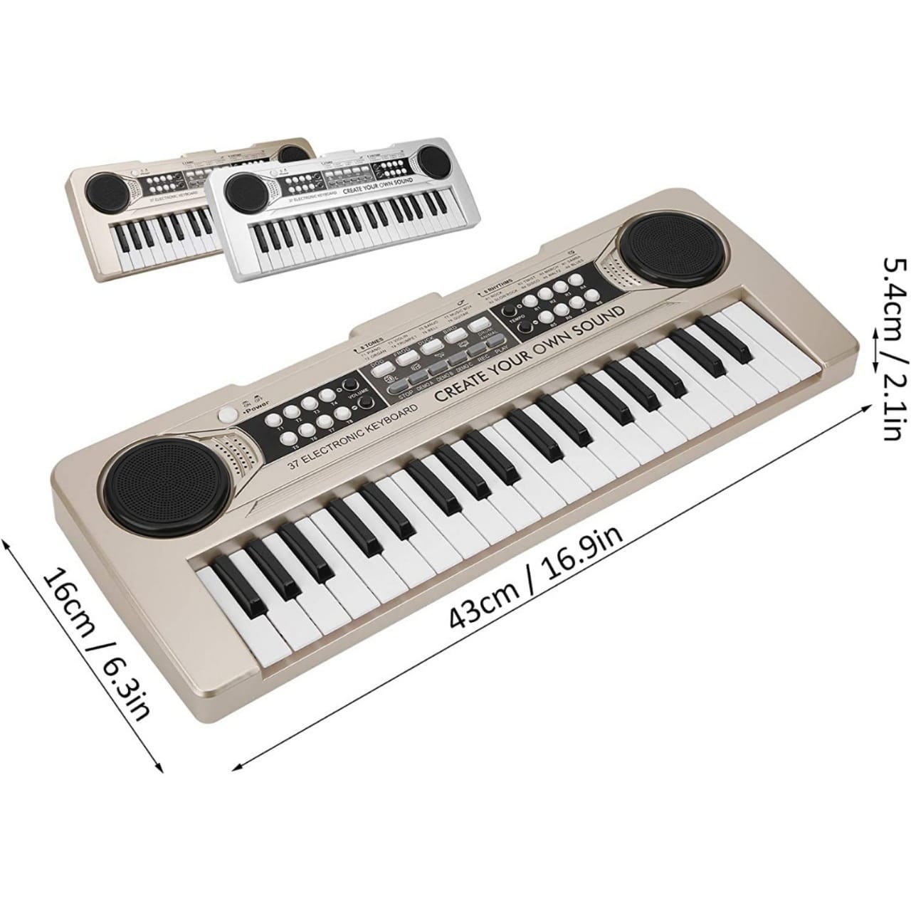 Starter Music Keyboard Electric And Musical Piano with Microphone For Kids