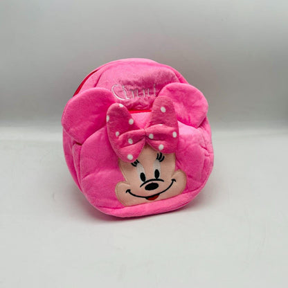 Cute Mini face Plush Children's Backpack For Outdoor Activities