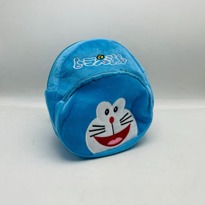 Cute Mini face Plush Children's Backpack For Outdoor Activities