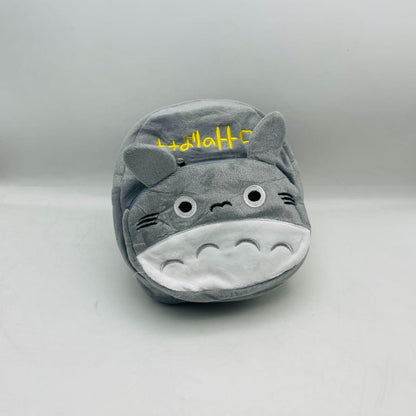 Cute Mini face Plush Children's Backpack For Outdoor Activities