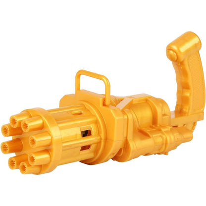 New Gatling Bubble Machine With Bubble Solution Outdoor Toys For Boys and Girls