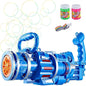 Musical Gatling Bubble Maker Gun With Bubbles Solution For Kids