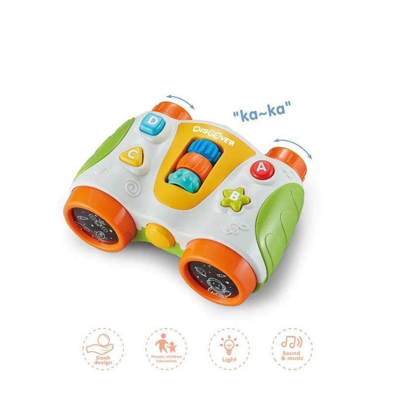 Chimstar Baby Music Telescope Toys For Early Education Light Multi-button