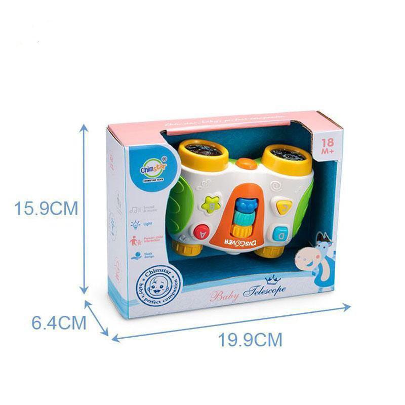 Chimstar Baby Music Telescope Toys For Early Education Light Multi-button