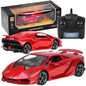 Lamborghini With Steering Remote Control Rechargeable Racing Car For Kids