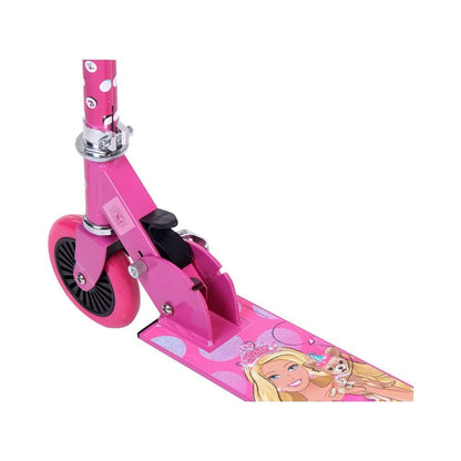 Pink Barbie 2 Wheel Scooty Mini Plus With Long Lasting Wheels and Adjustable Handlebar Scooter