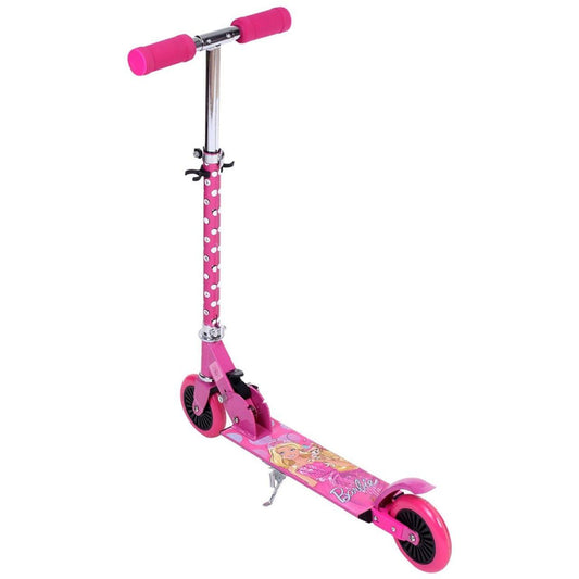 Pink Barbie 2 Wheel Scooty Mini Plus With Long Lasting Wheels and Adjustable Handlebar Scooter