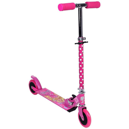 Pink Barbie 2 Wheel Scooty Mini Plus With Long Lasting Wheels and Adjustable Handlebar Scooter