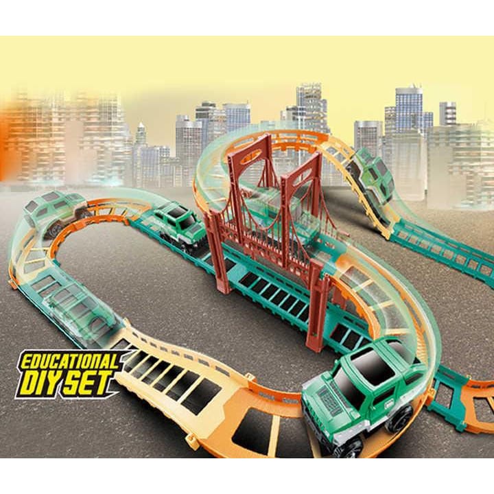 Urban Rail Educational Track DIE Set For Kids Entertainment