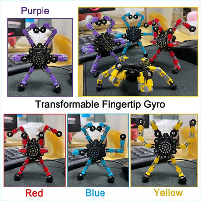 Transformable Fingertip Gyro Fidget Spinners Toys For Boys and Girls