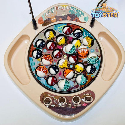 Electric None Magnet Fishing Toy Musical Rotating Fishing Board Outdoor Water Table Game Water Toys For Children Educational